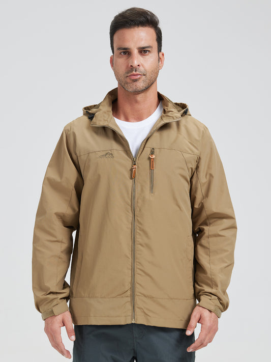 Water-Resistant Hooded Outdoor Jacket 🚴♀️