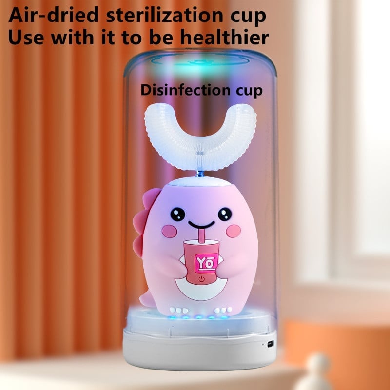 🔥 (Hot Sale Now) 360° Electric U-Shaped Toothbrush