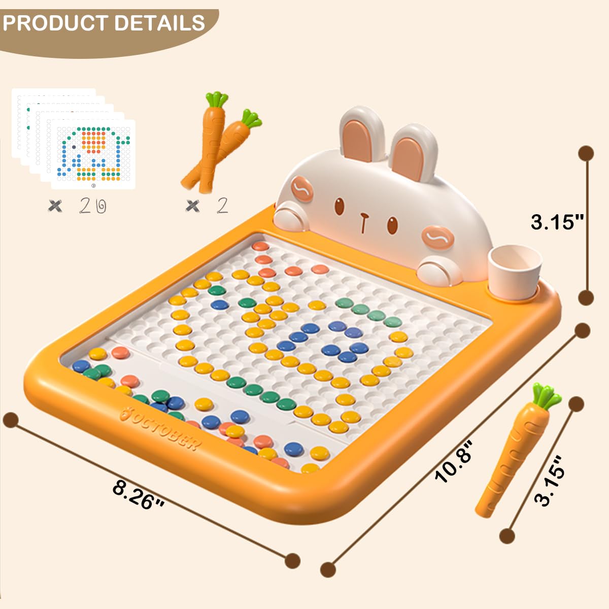 ๐ Educational Toys ๐ Fun Dot Art Magnetic Bead Drawing Board ๐จ