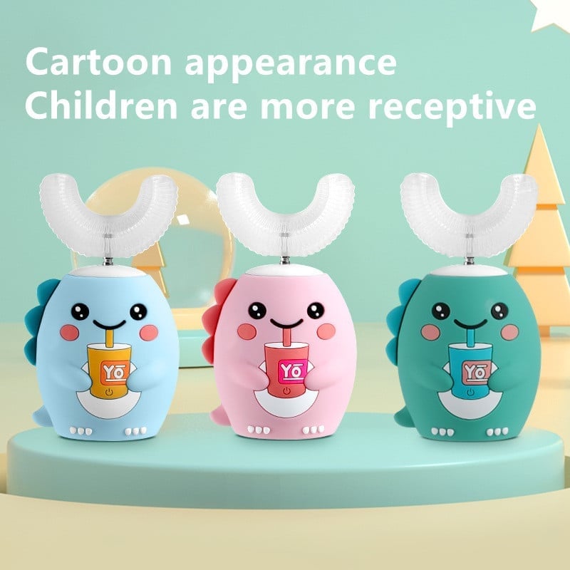 🔥 (Hot Sale Now) 360° Electric U-Shaped Toothbrush