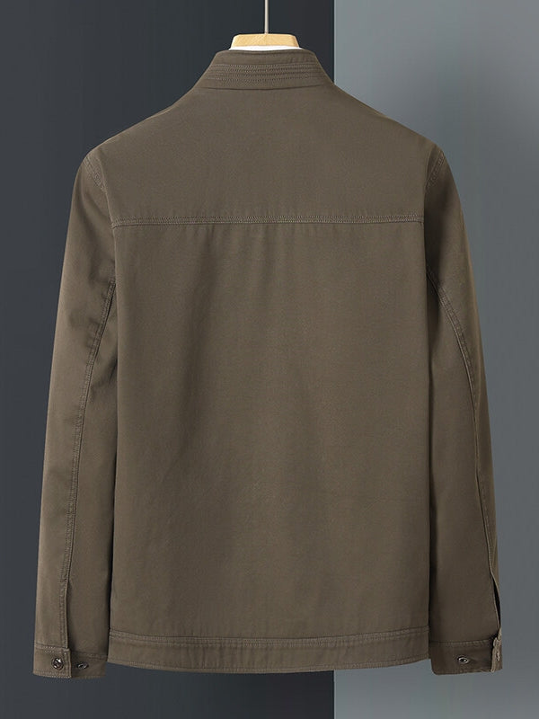 Men’s Classic Stand-Collar Full-Zip Jacket ✨