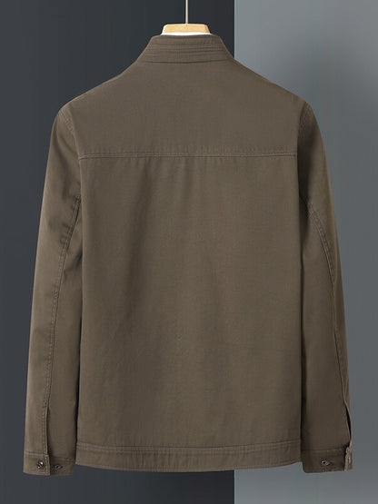 Men’s Classic Stand-Collar Full-Zip Jacket ✨