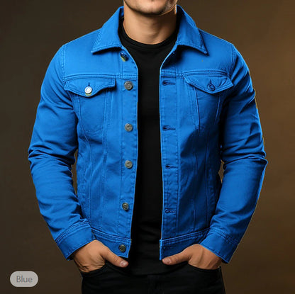 🌈 2026 New Solid-Colour Denim Jacket