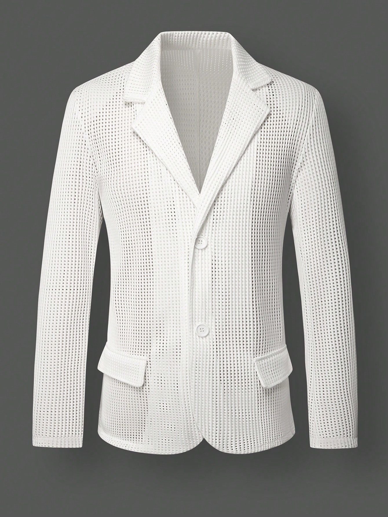 Men’s Perforated Mesh Blazer 🐻