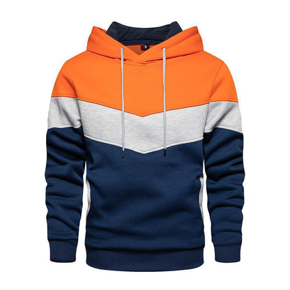 🌈 Men’s Color-Block Chevron Hoodie