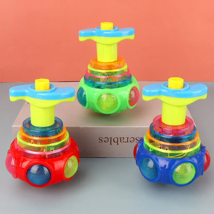 🔥 BIG SALE - 49% OFF 🔥 Music Flashing Spinners Toy With Launcher