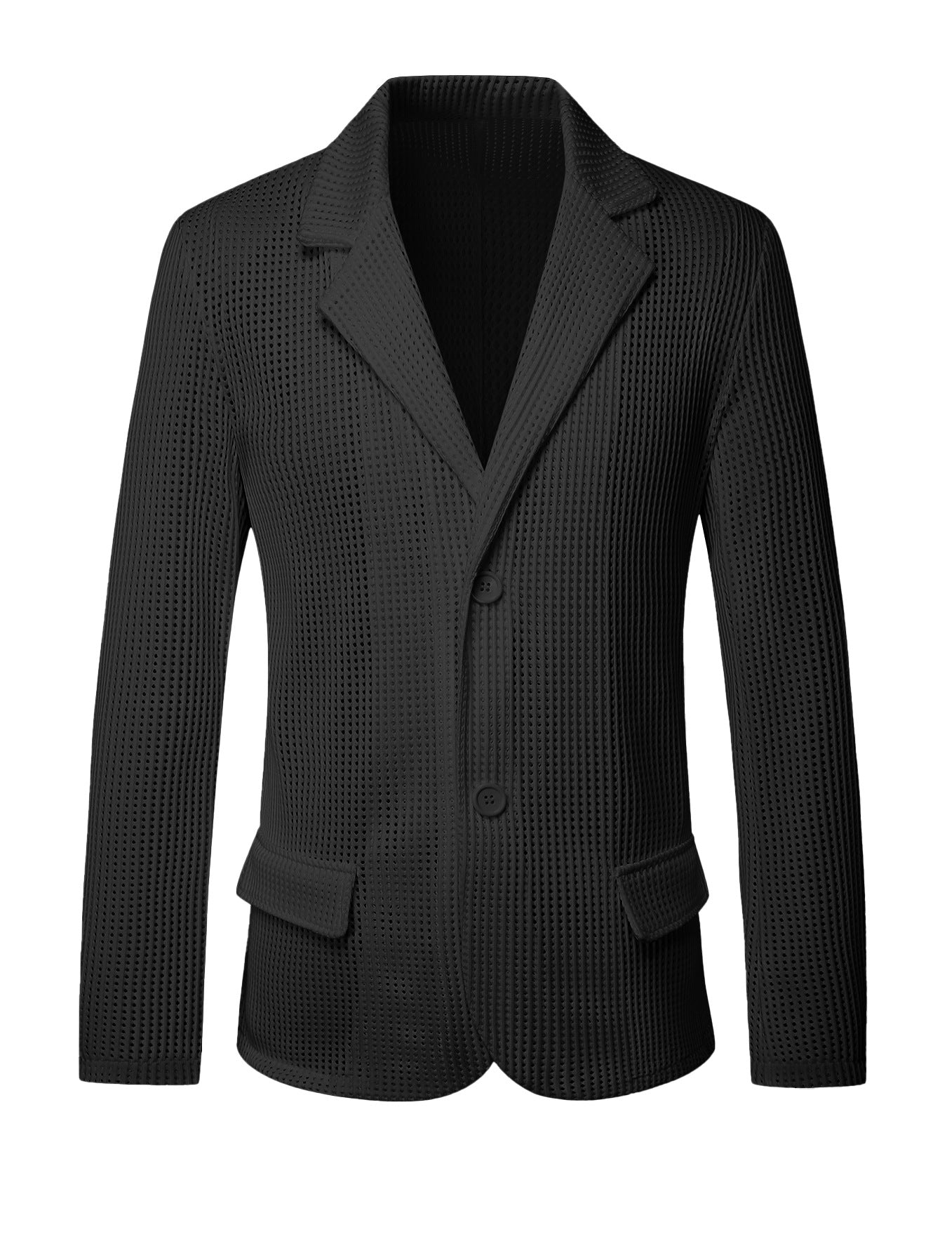 Men’s Perforated Mesh Blazer 🐻