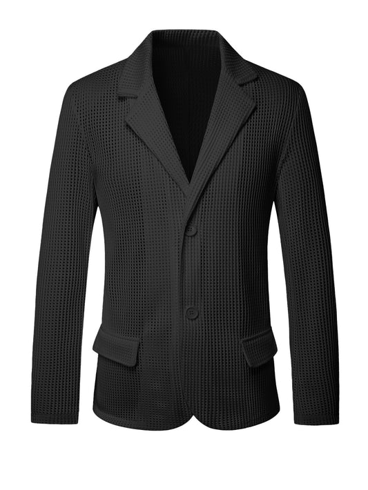 Men’s Perforated Mesh Blazer 🐻
