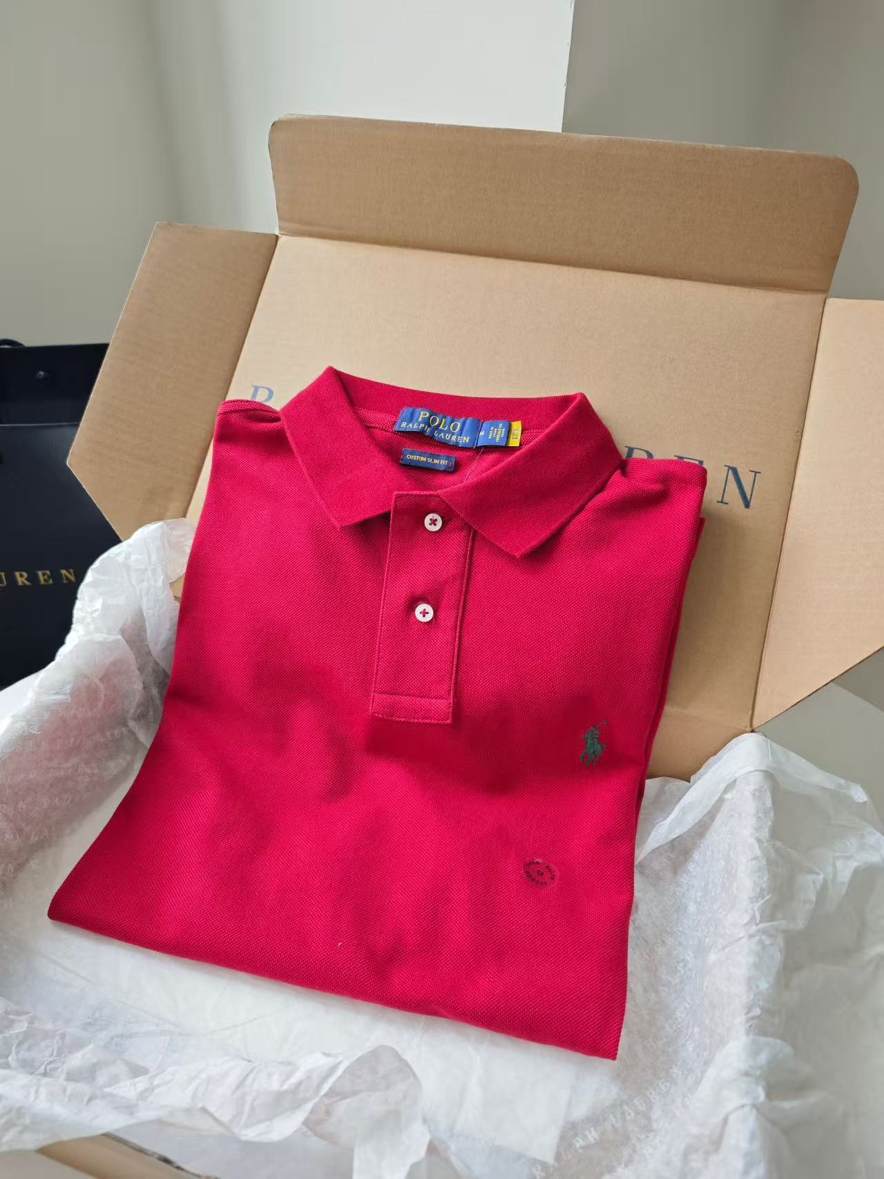 Men’s Classic Embroidered Pony Pique Polo Shirt