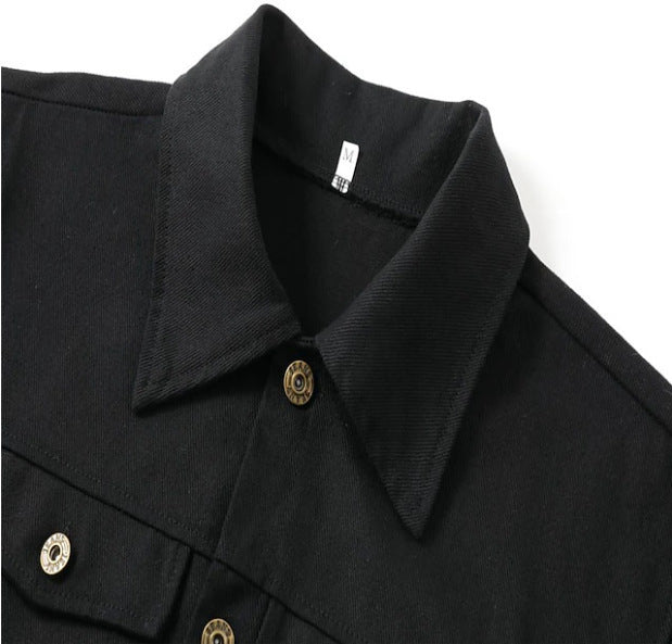 🌈 2026 New Solid-Colour Denim Jacket