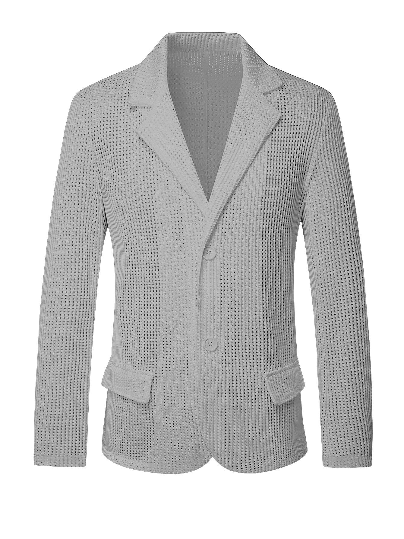 Men’s Perforated Mesh Blazer 🐻