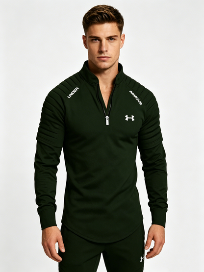 Active Long-Sleeve Zip T-Shirt