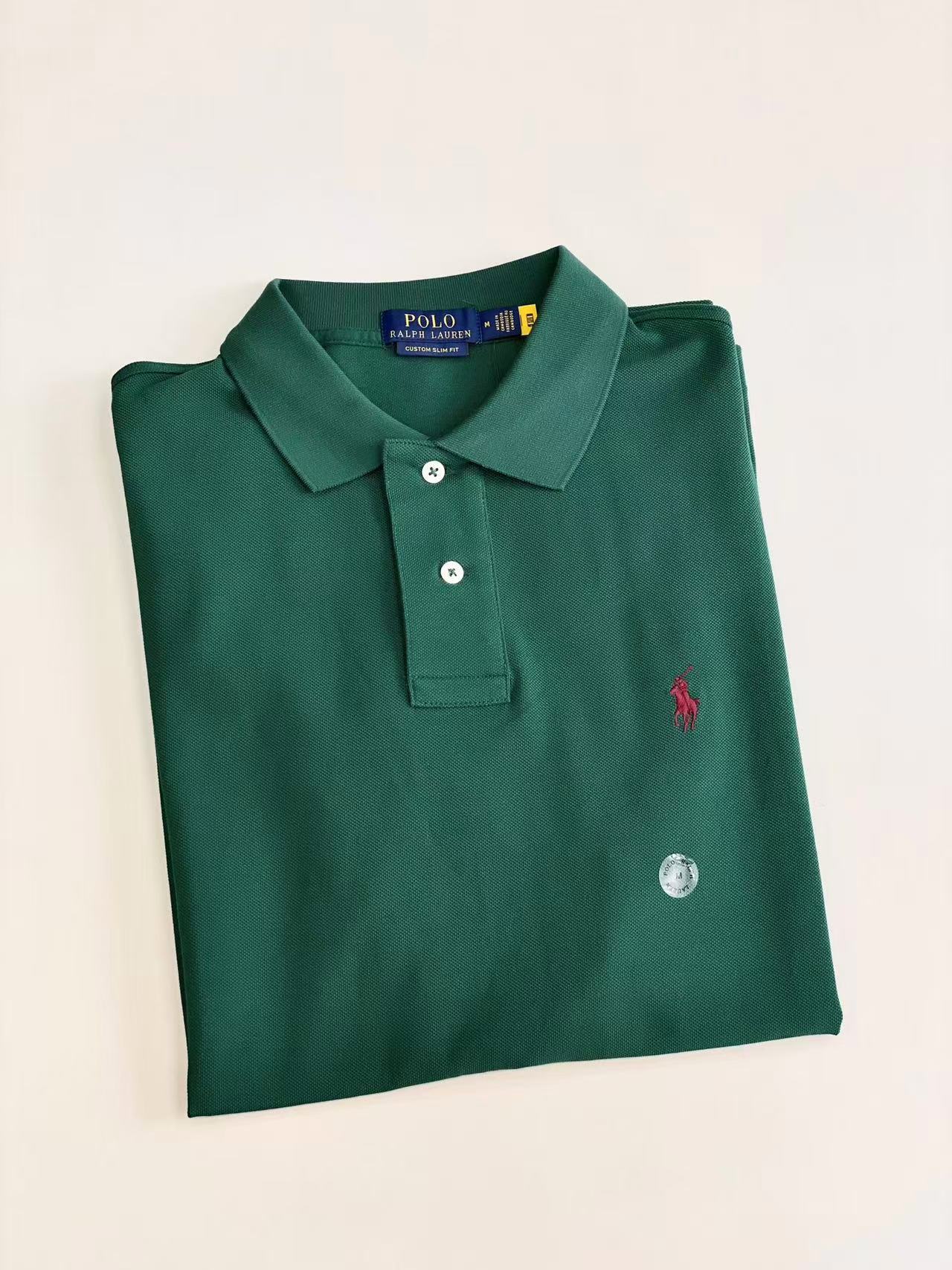 Men’s Classic Embroidered Pony Pique Polo Shirt