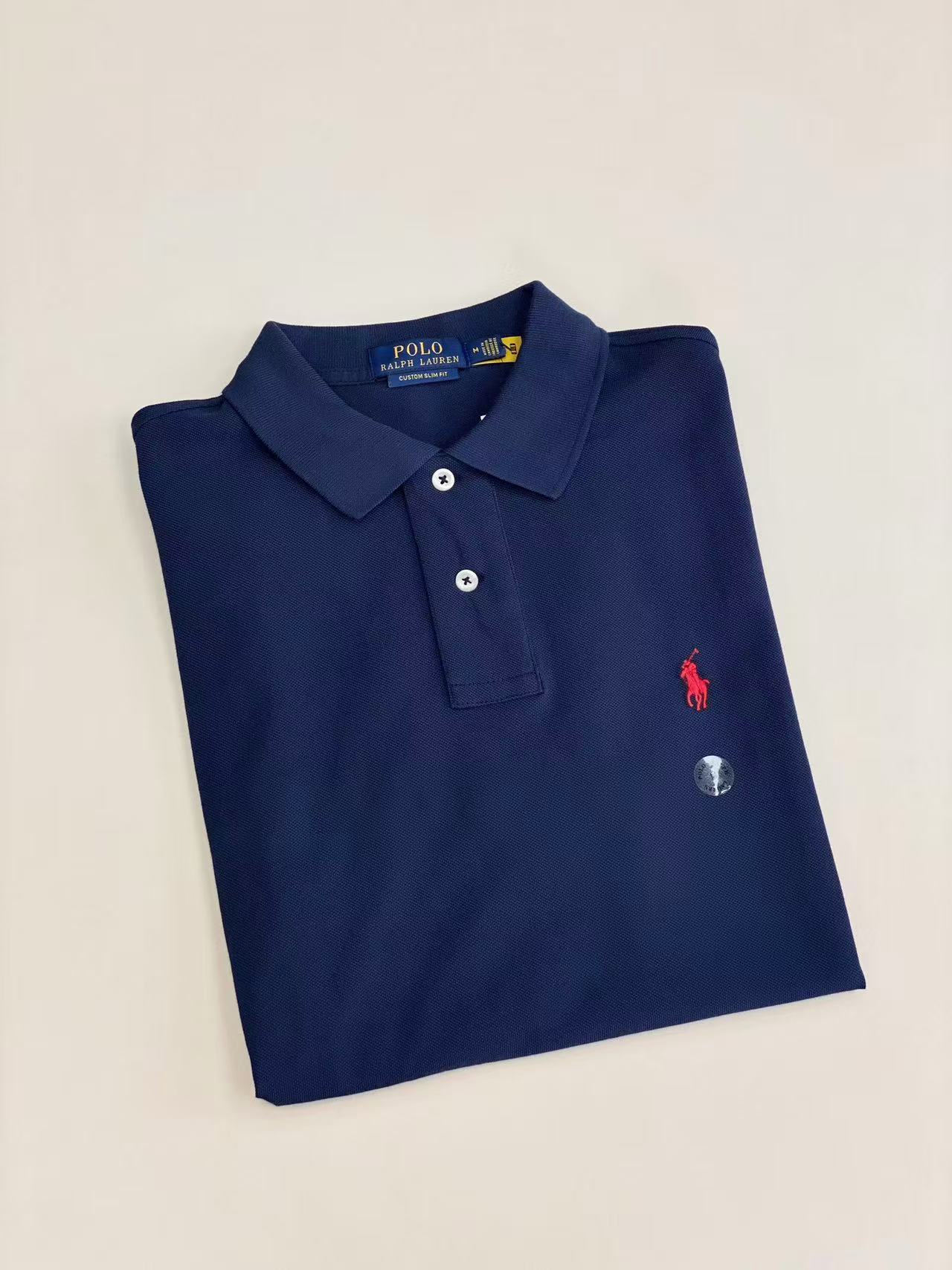 Men’s Classic Embroidered Pony Pique Polo Shirt