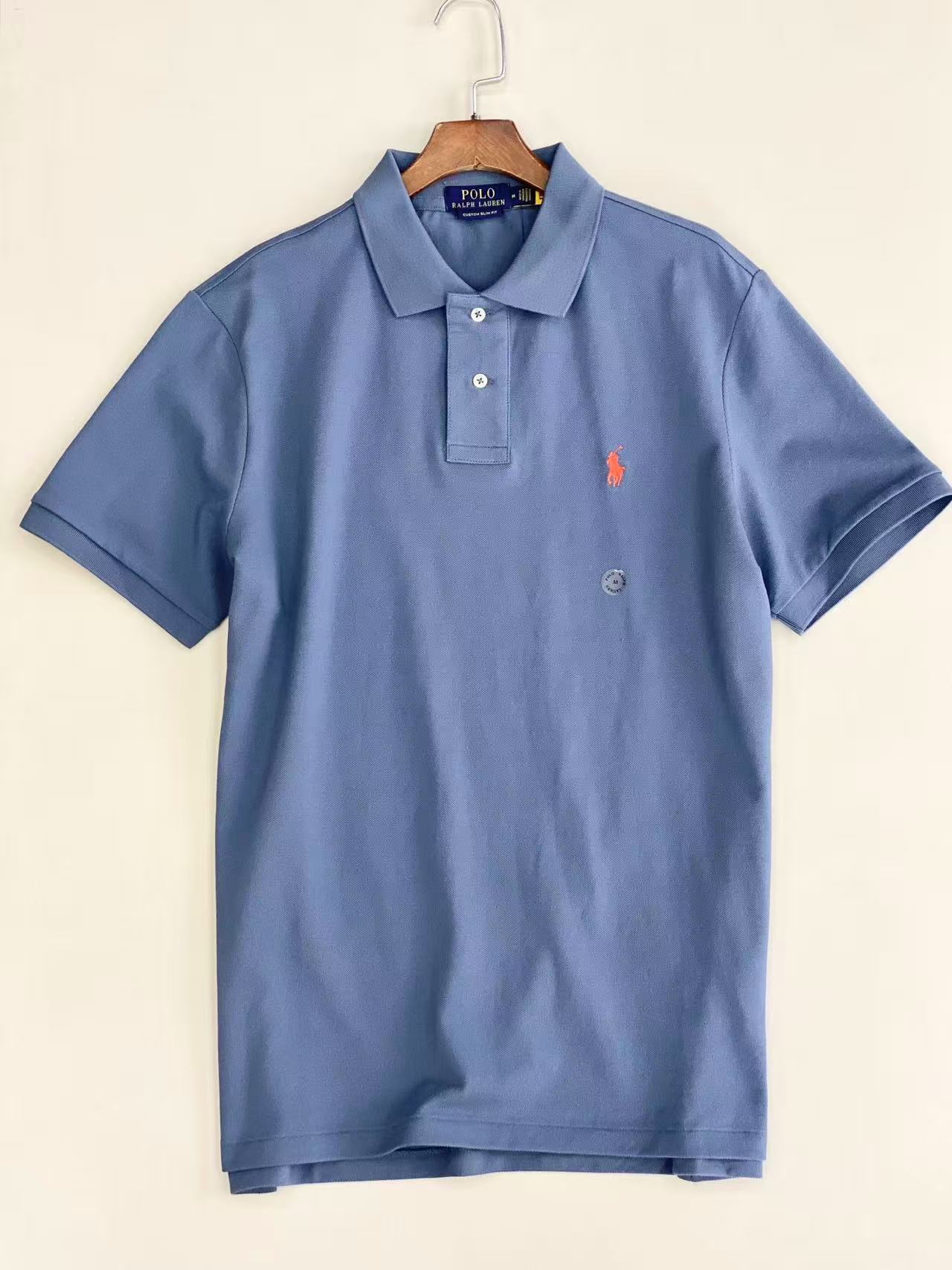 Men’s Classic Embroidered Pony Pique Polo Shirt