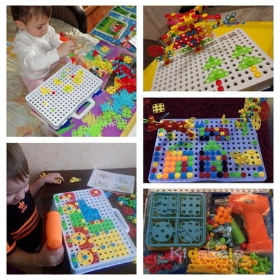 💝 Children's Educational Toy 💝 Creative Mosaic Drill Set