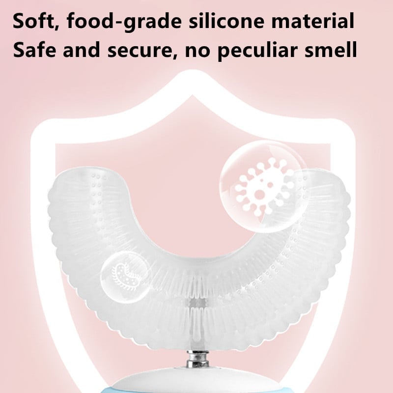 🔥 (Hot Sale Now) 360° Electric U-Shaped Toothbrush