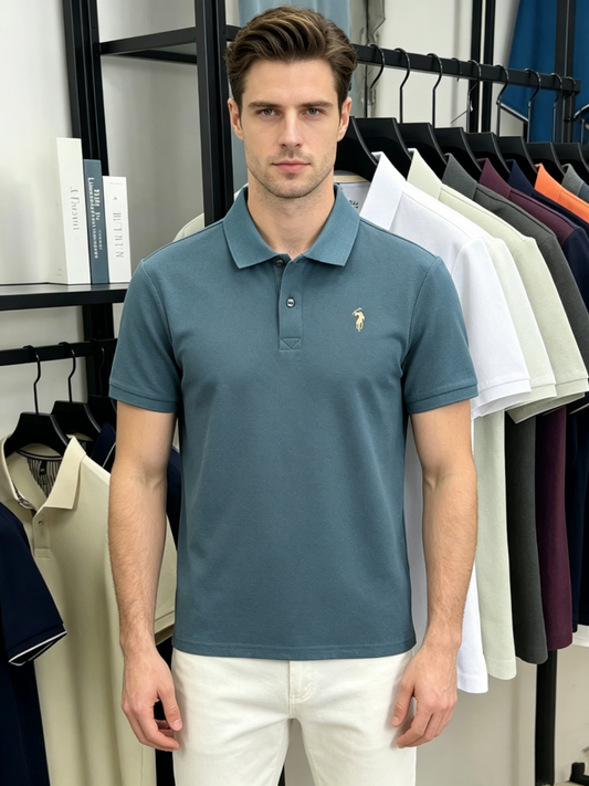 Men’s Classic Fit Short-Sleeve Polo Shirt