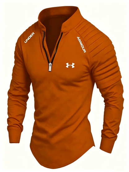 Active Long-Sleeve Zip T-Shirt