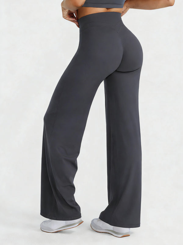 Comfy High-Waisted Yoga Straight-Leg Trousers✨