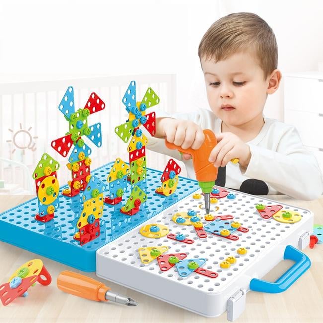 💝 Children's Educational Toy 💝 Creative Mosaic Drill Set