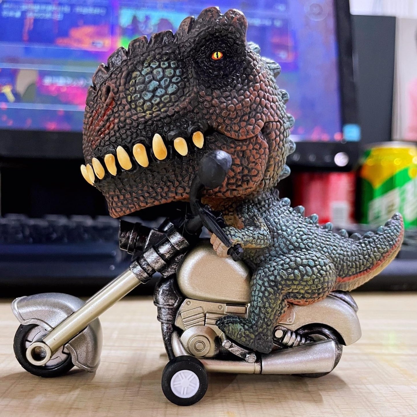 🥳🥳 Friction Power Inertial Animal Motorcycle Toy