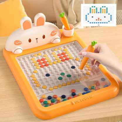 💝 Educational Toys 💝 Fun Dot Art Magnetic Bead Drawing Board 🎨