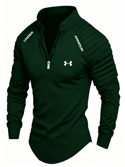 Active Long-Sleeve Zip T-Shirt