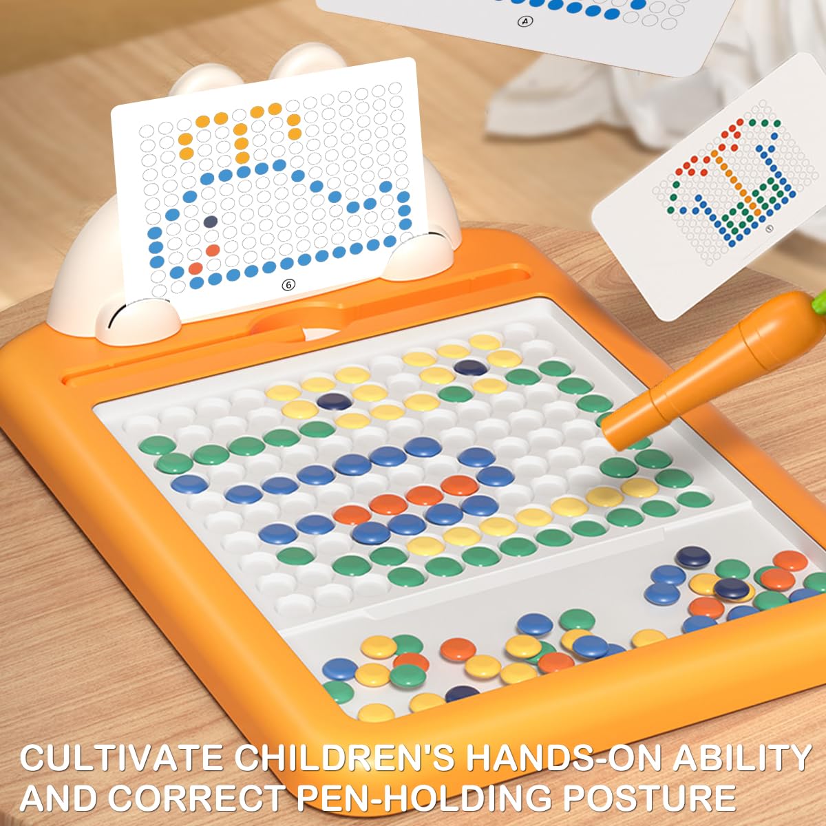 💝 Educational Toys 💝 Fun Dot Art Magnetic Bead Drawing Board 🎨