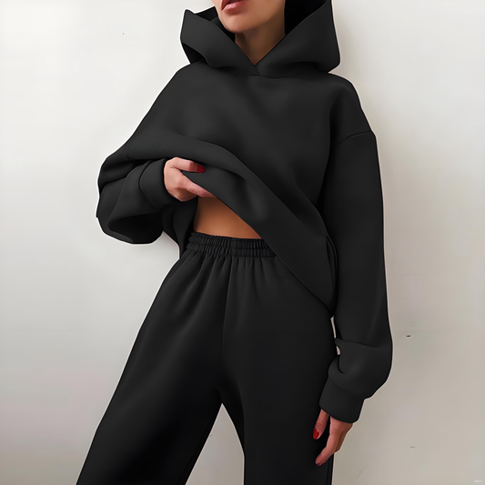 Women's Casual Fashion ✨ Thickened Hooded Sweatshirt Set 🔥