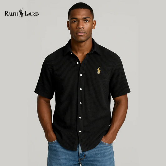 Everyday Relaxed Textured Casual Shirt