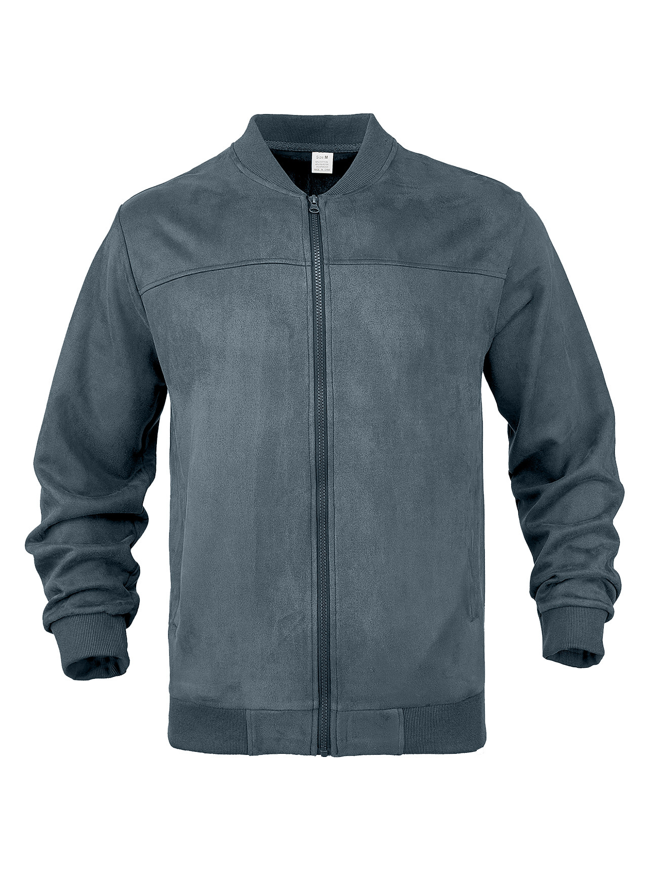 Men’s Suede-Look Bomber Jacket 🌻