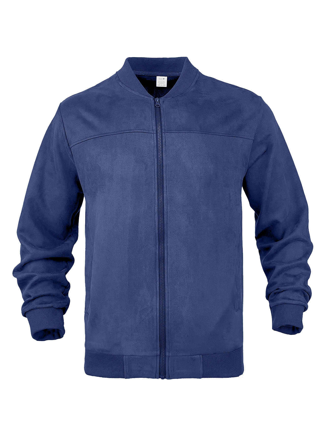 Men’s Suede-Look Bomber Jacket 🌻