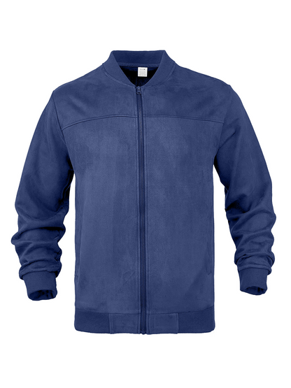 Men’s Suede-Look Bomber Jacket 🌻