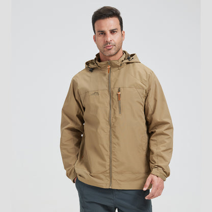 Water-Resistant Hooded Outdoor Jacket 🚴‍♀️