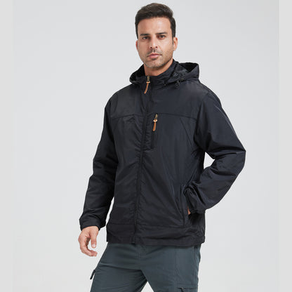 Water-Resistant Hooded Outdoor Jacket 🚴‍♀️