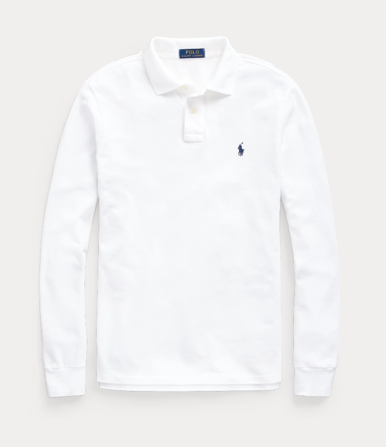 Men’s Classic Long-Sleeve Polo Shirt