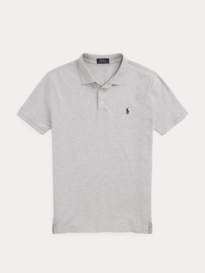 Classic Stand-Collar Button-Down Short-Sleeve Shirt
