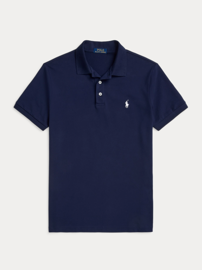 Classic Stand-Collar Button-Down Short-Sleeve Shirt