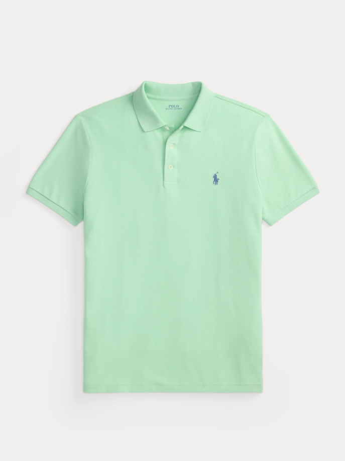 Classic Stand-Collar Button-Down Short-Sleeve Shirt