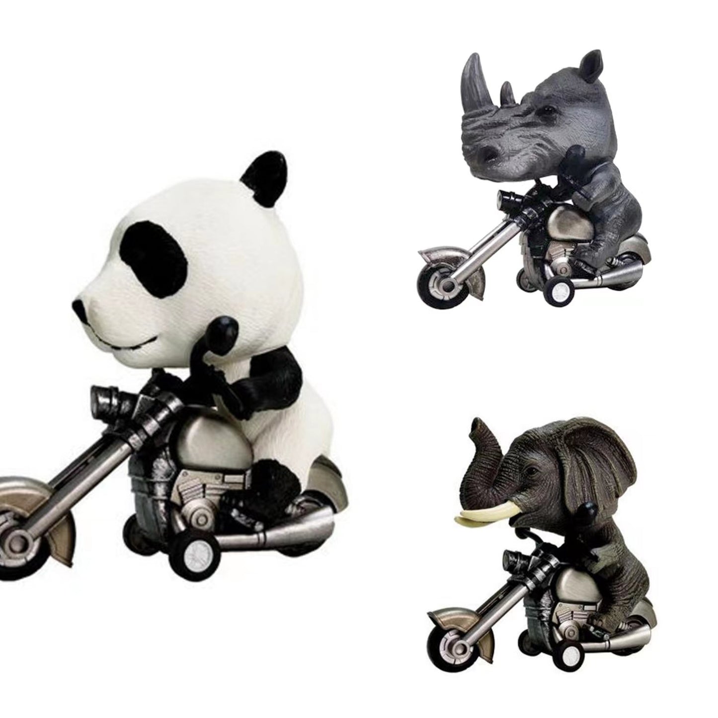 🥳🥳 Friction Power Inertial Animal Motorcycle Toy