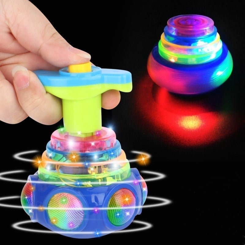 🔥 BIG SALE - 49% OFF 🔥 Music Flashing Spinners Toy With Launcher