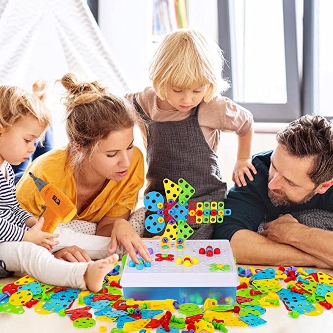 💝 Children's Educational Toy 💝 Creative Mosaic Drill Set