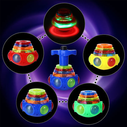 🔥 BIG SALE - 49% OFF 🔥 Music Flashing Spinners Toy With Launcher
