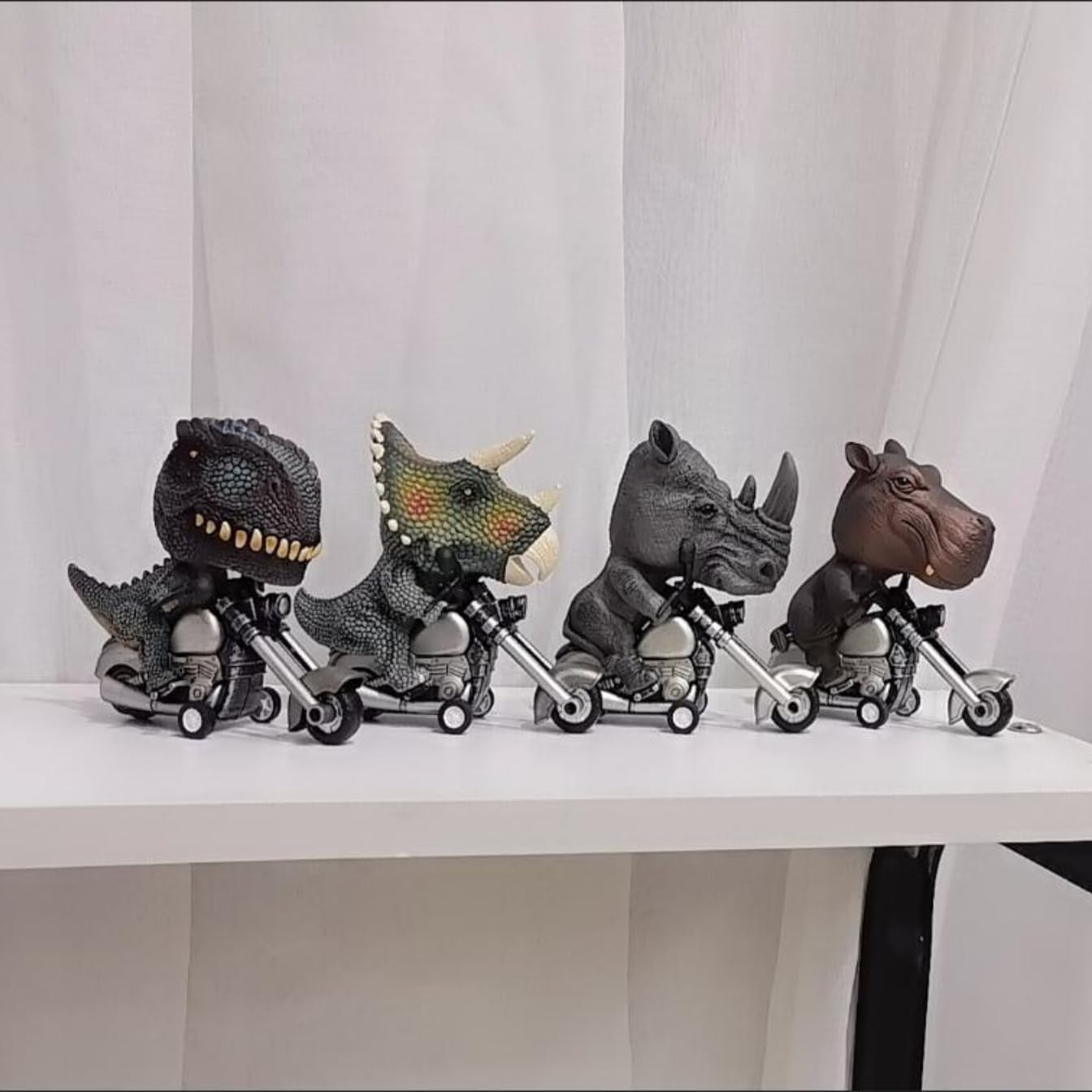 🥳🥳 Friction Power Inertial Animal Motorcycle Toy