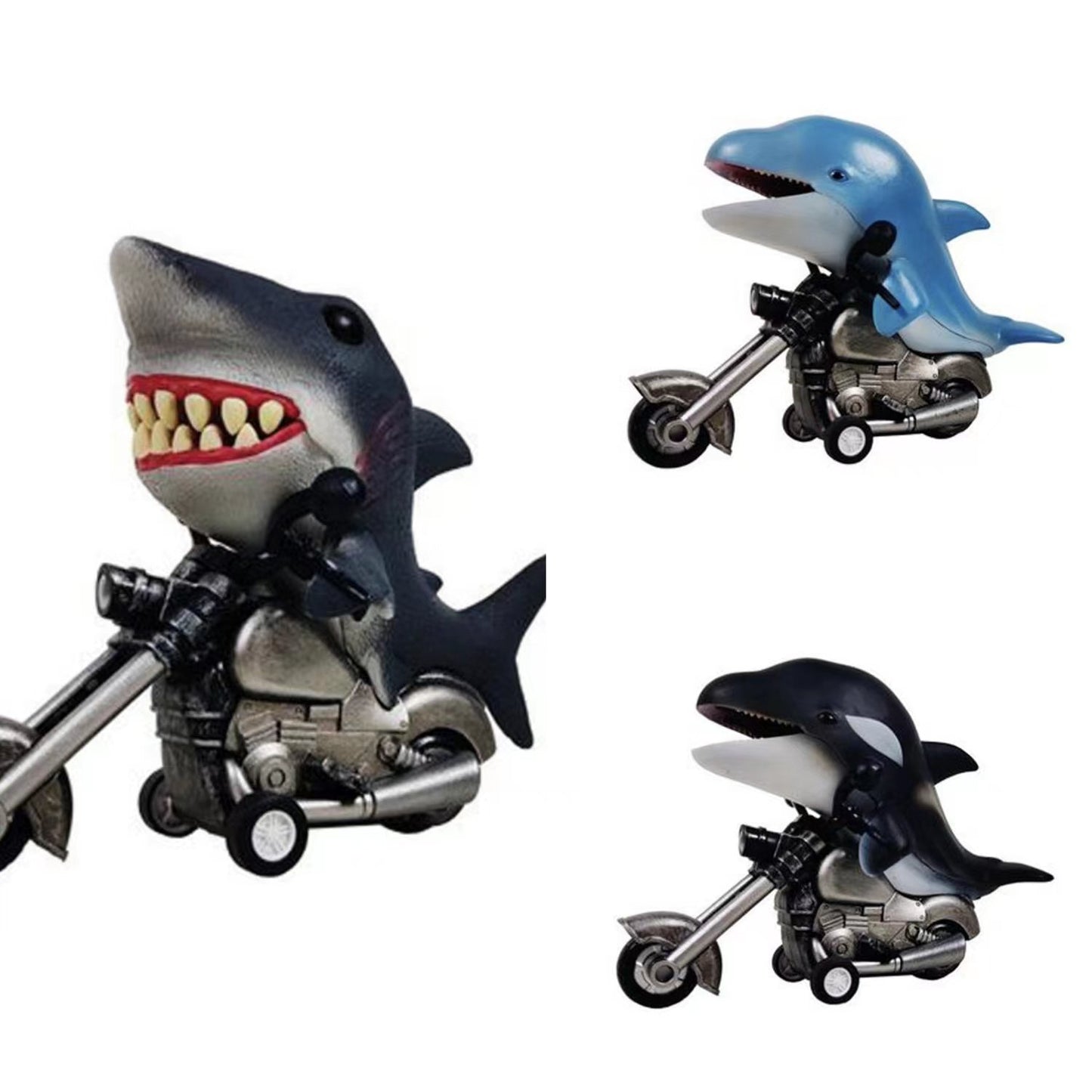 🥳🥳 Friction Power Inertial Animal Motorcycle Toy