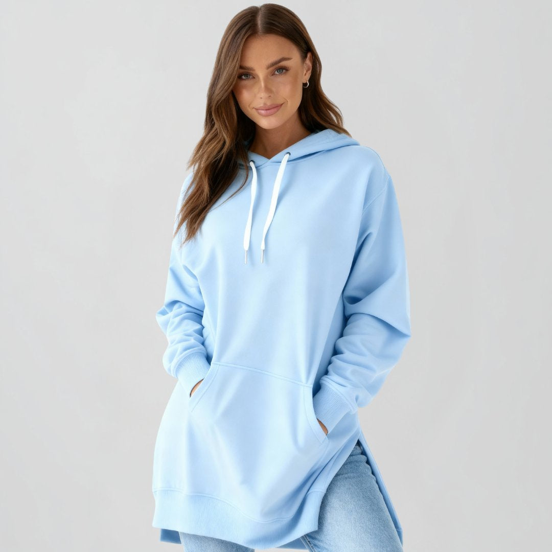Warmy Oversized Cozy 🌈 Hoodie Dress