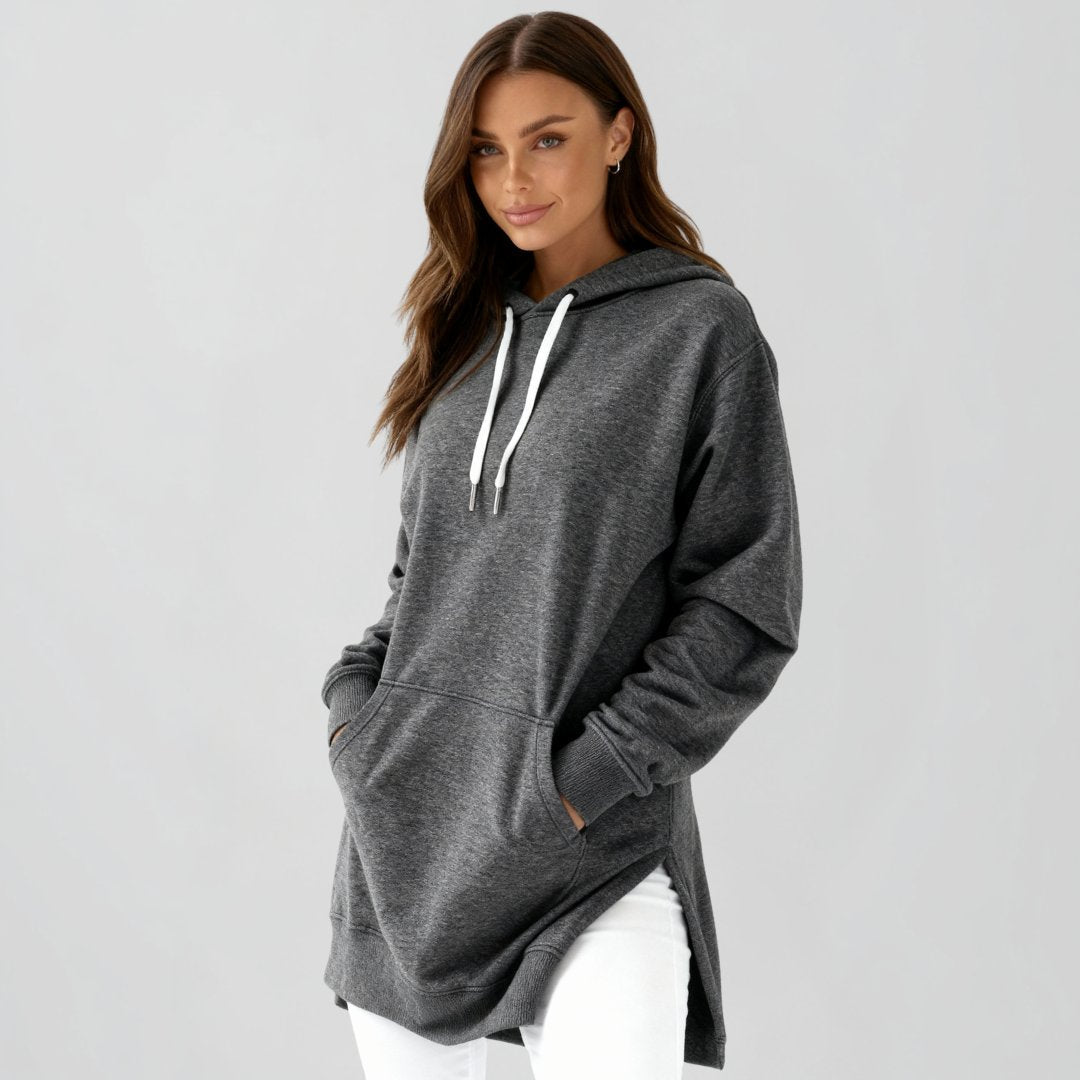 Warmy Oversized Cozy 🌈 Hoodie Dress