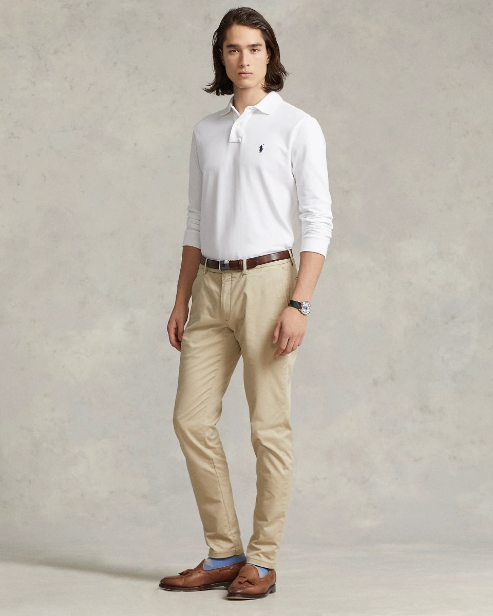 Men’s Classic Long-Sleeve Polo Shirt