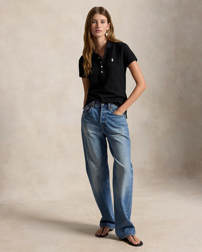 Women's Slim Fit Cotton Polo Shirt